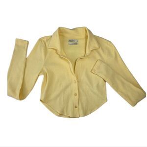 Urban Outfitters Yellow Crop Top Size S